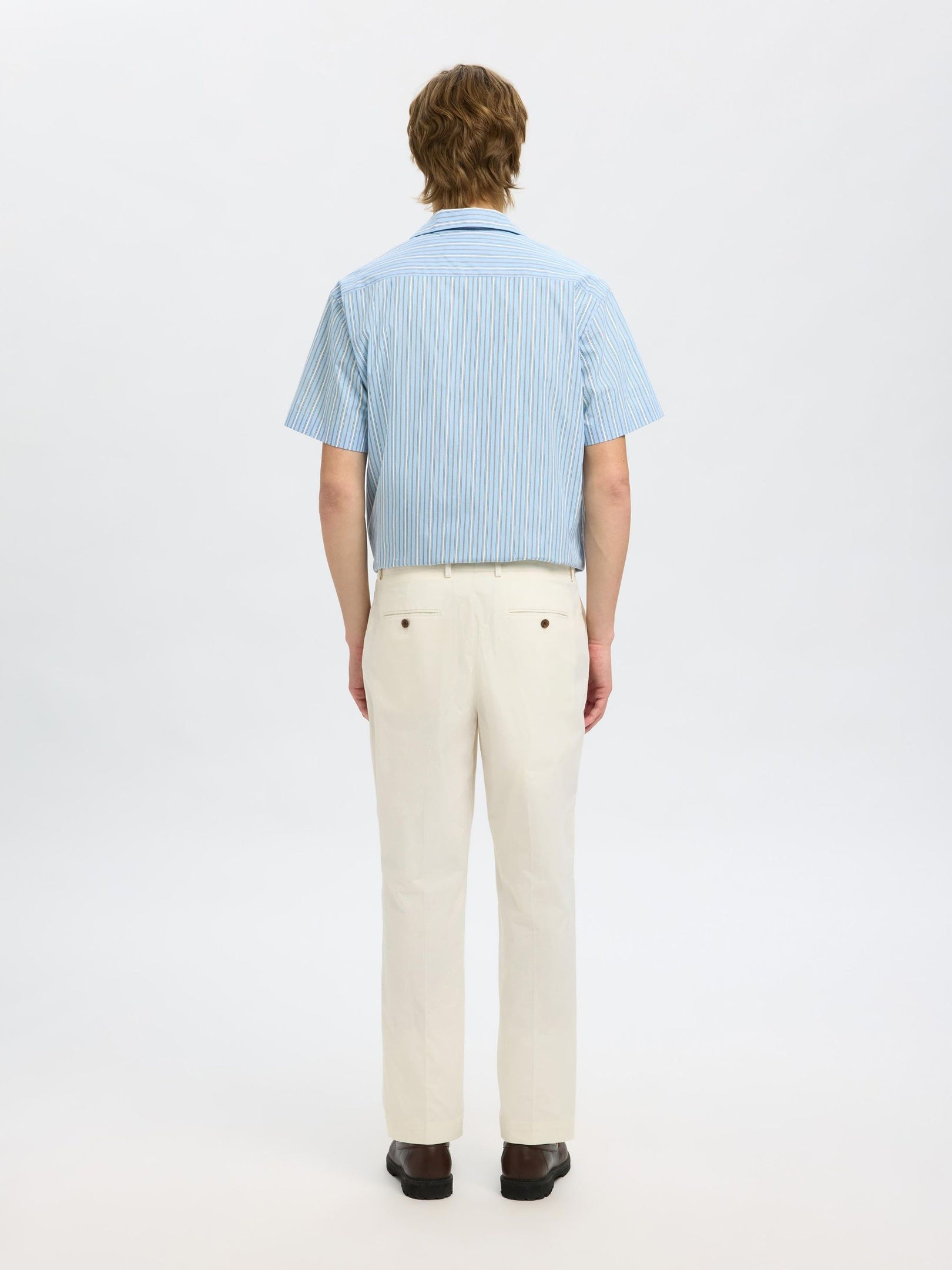 Egret Regular Fit Tailored trousers