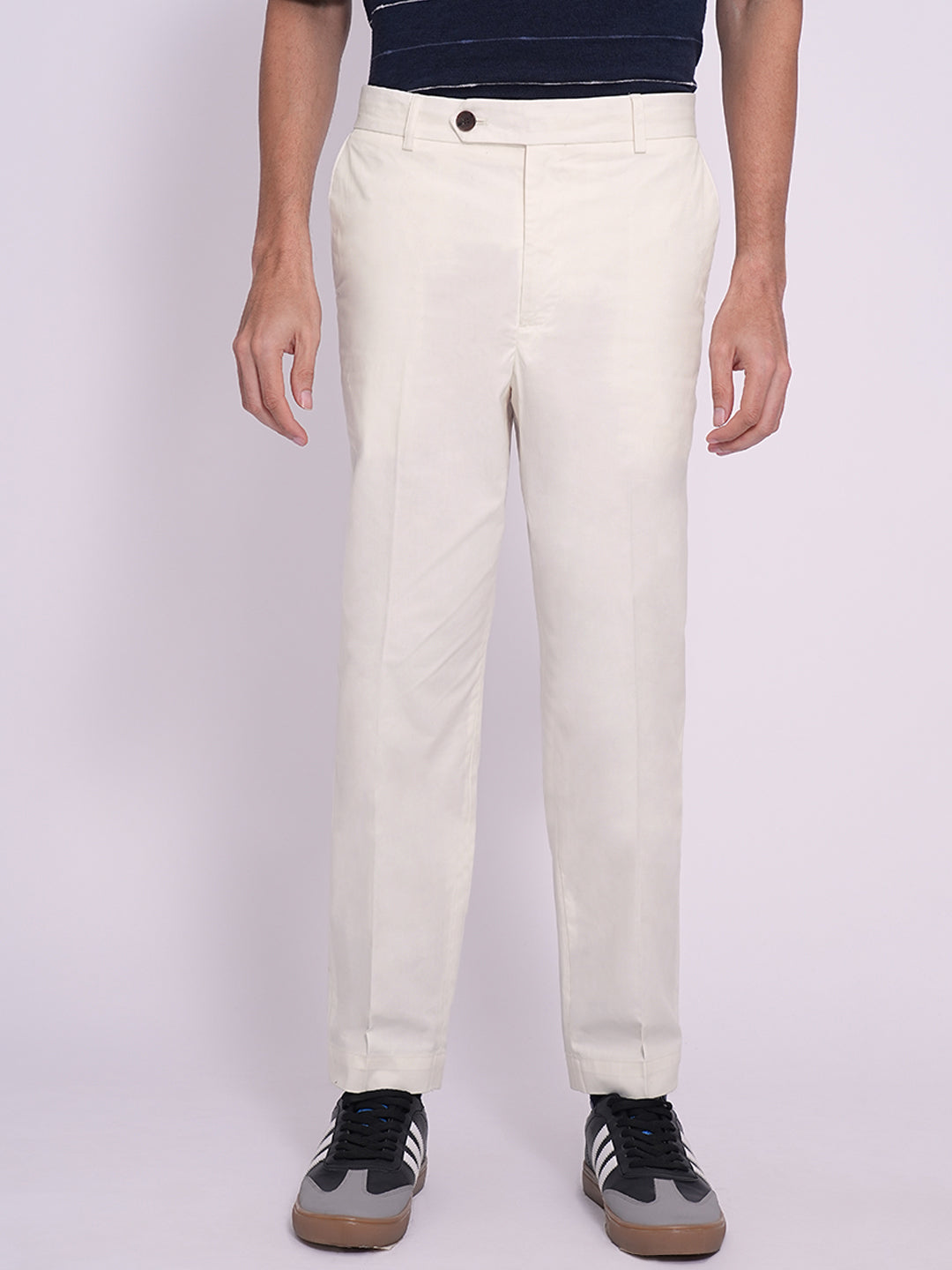 Egret Regular Fit Tailored trousers
