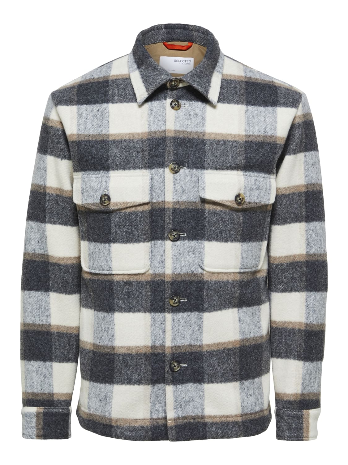 Brown Check Overshirt