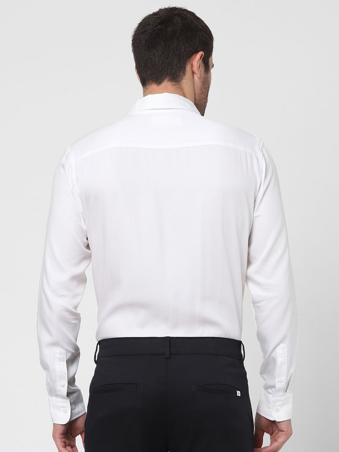 White Full Sleeves Shirt