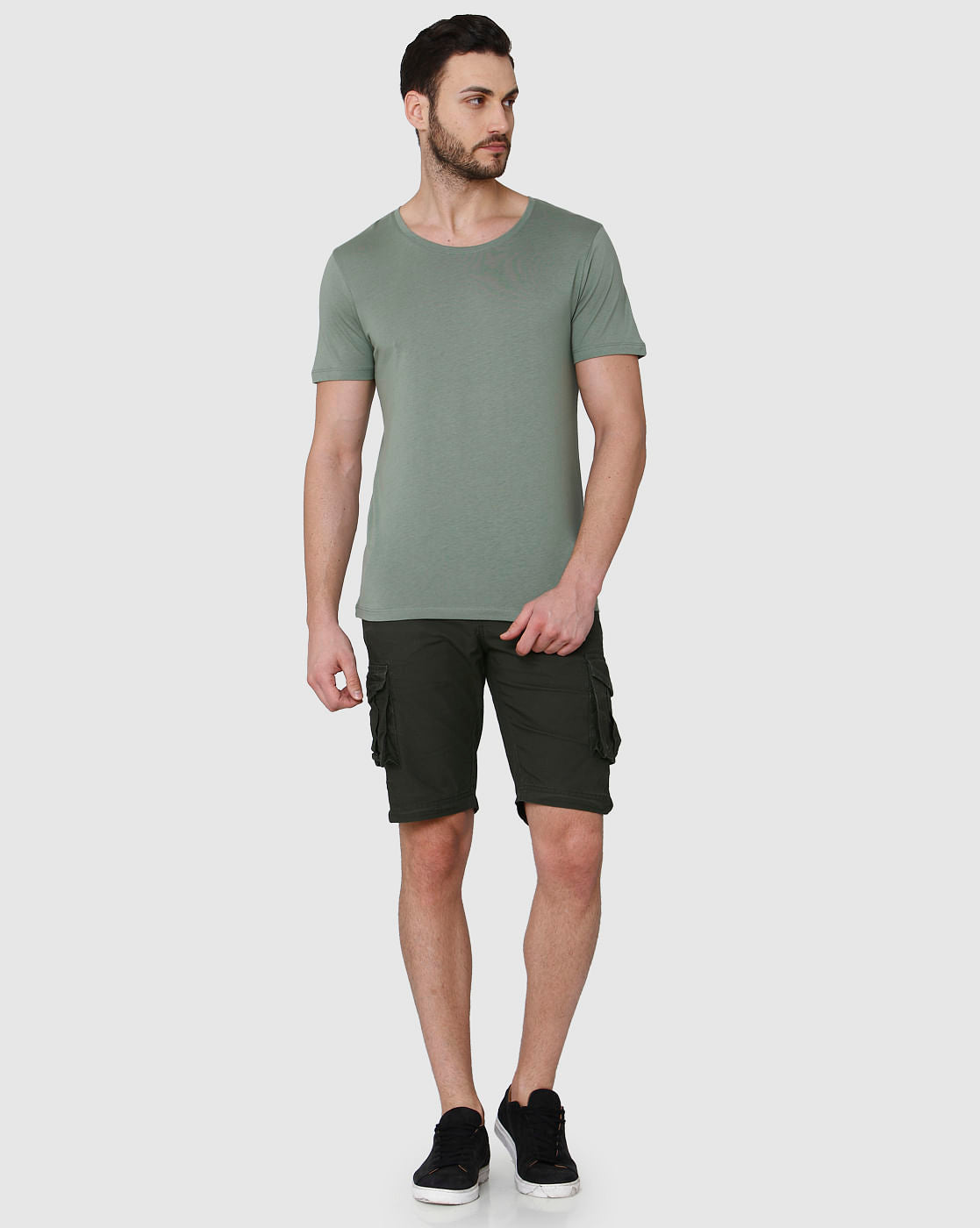 Grey Crew Neck T-Shirt