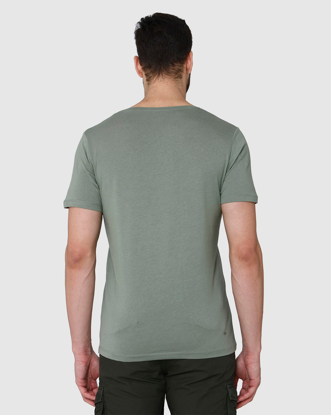 Grey Crew Neck T-Shirt