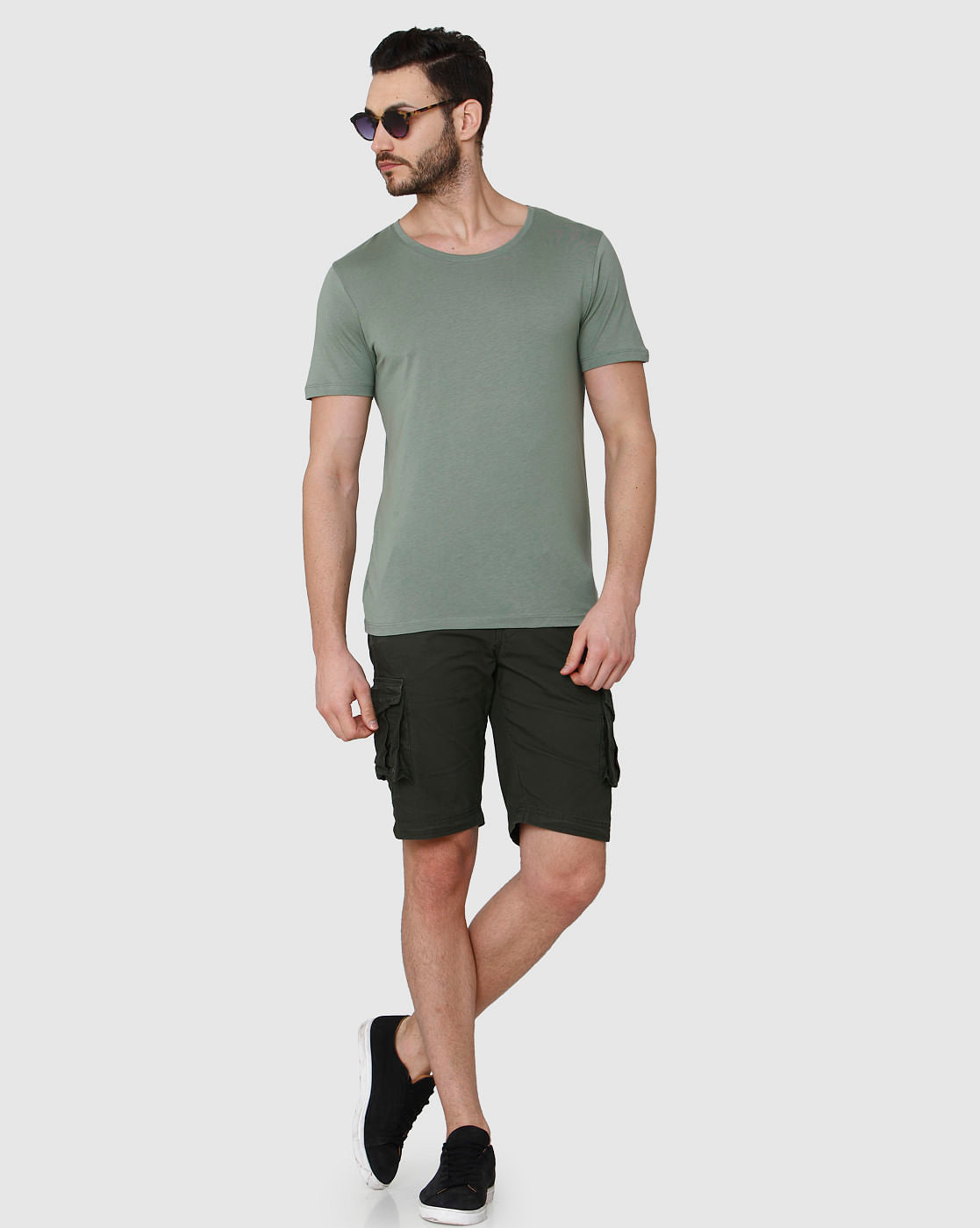 Grey Crew Neck T-Shirt