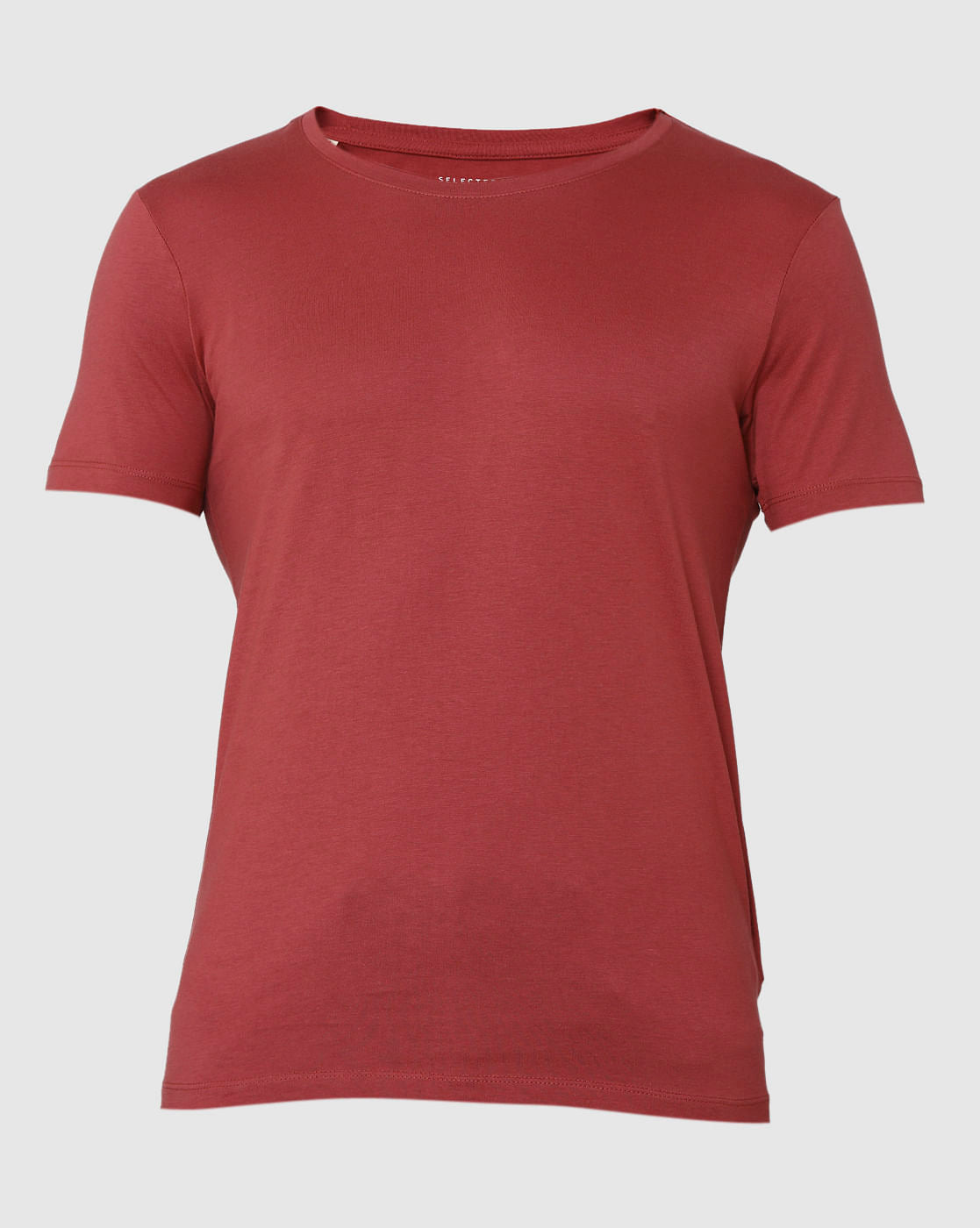 Red Crew Neck T-Shirt