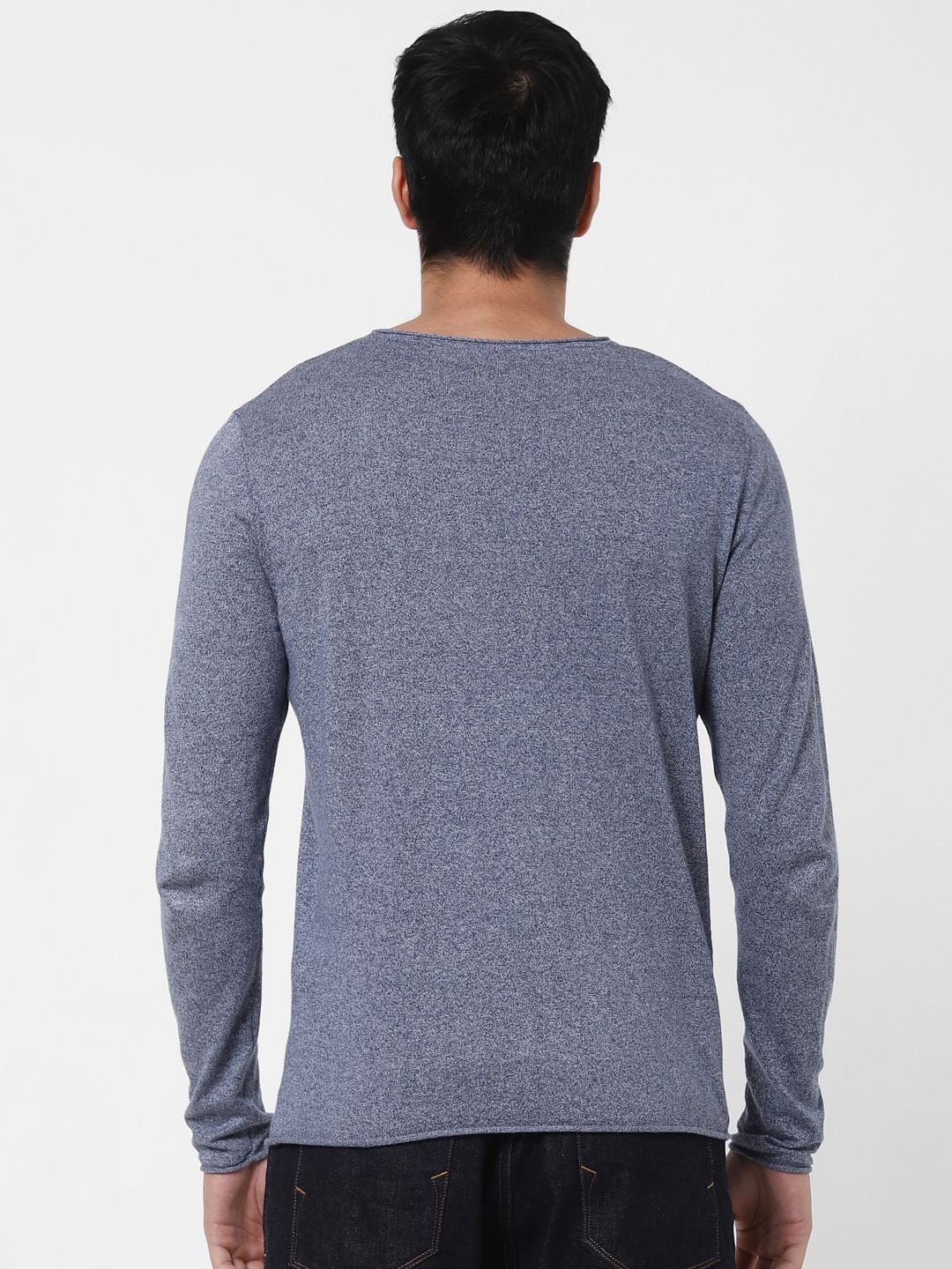 Blue Crew Neck T-Shirt