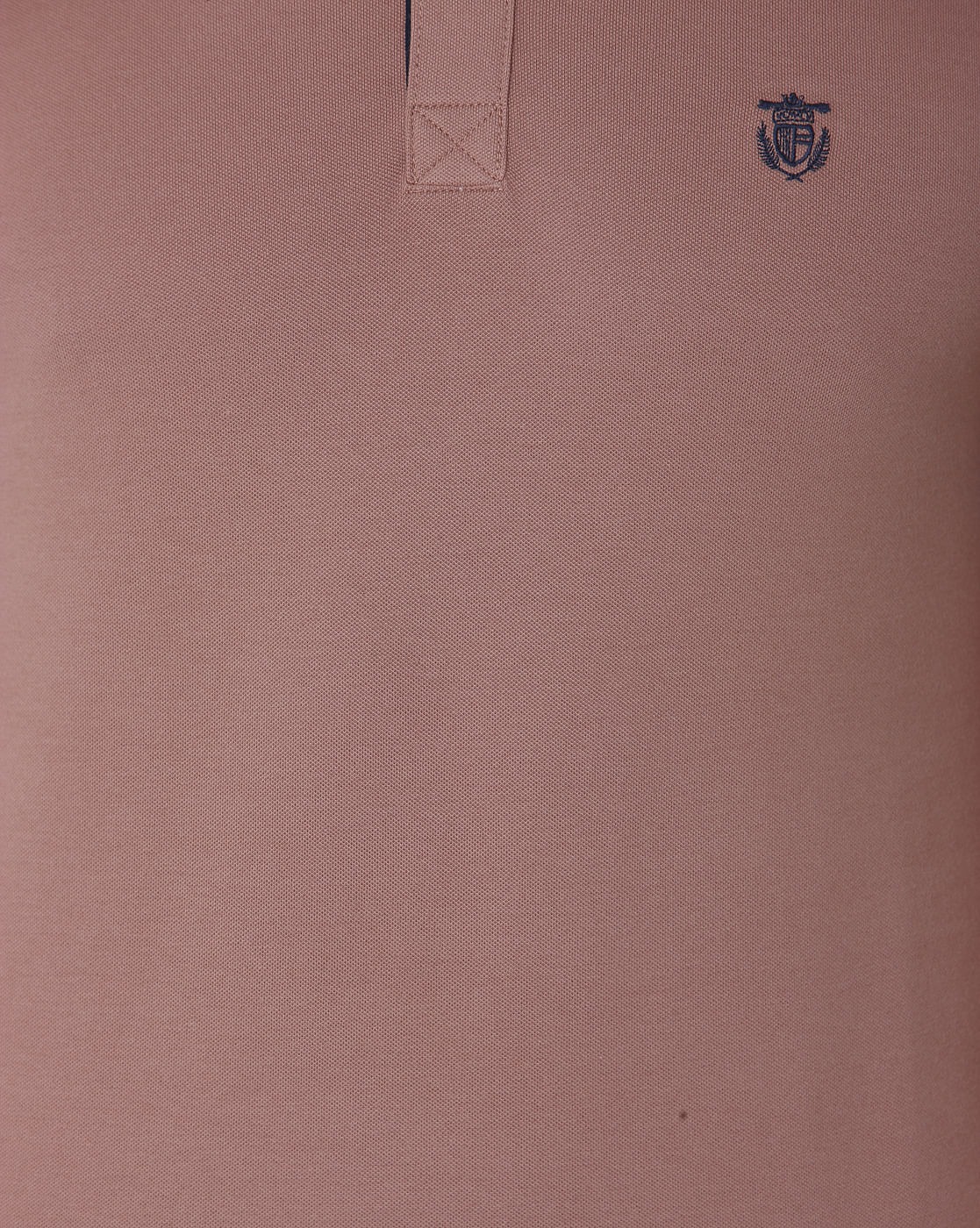 Brown Polo Neck T-Shirt