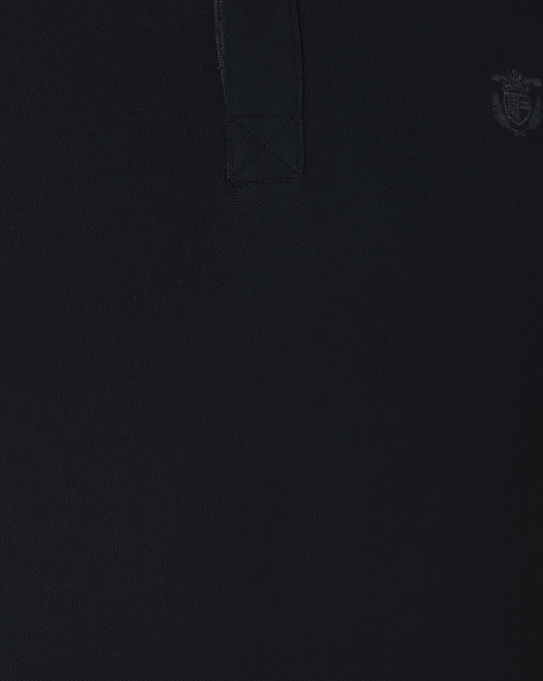 Black Polo Neck T-Shirt