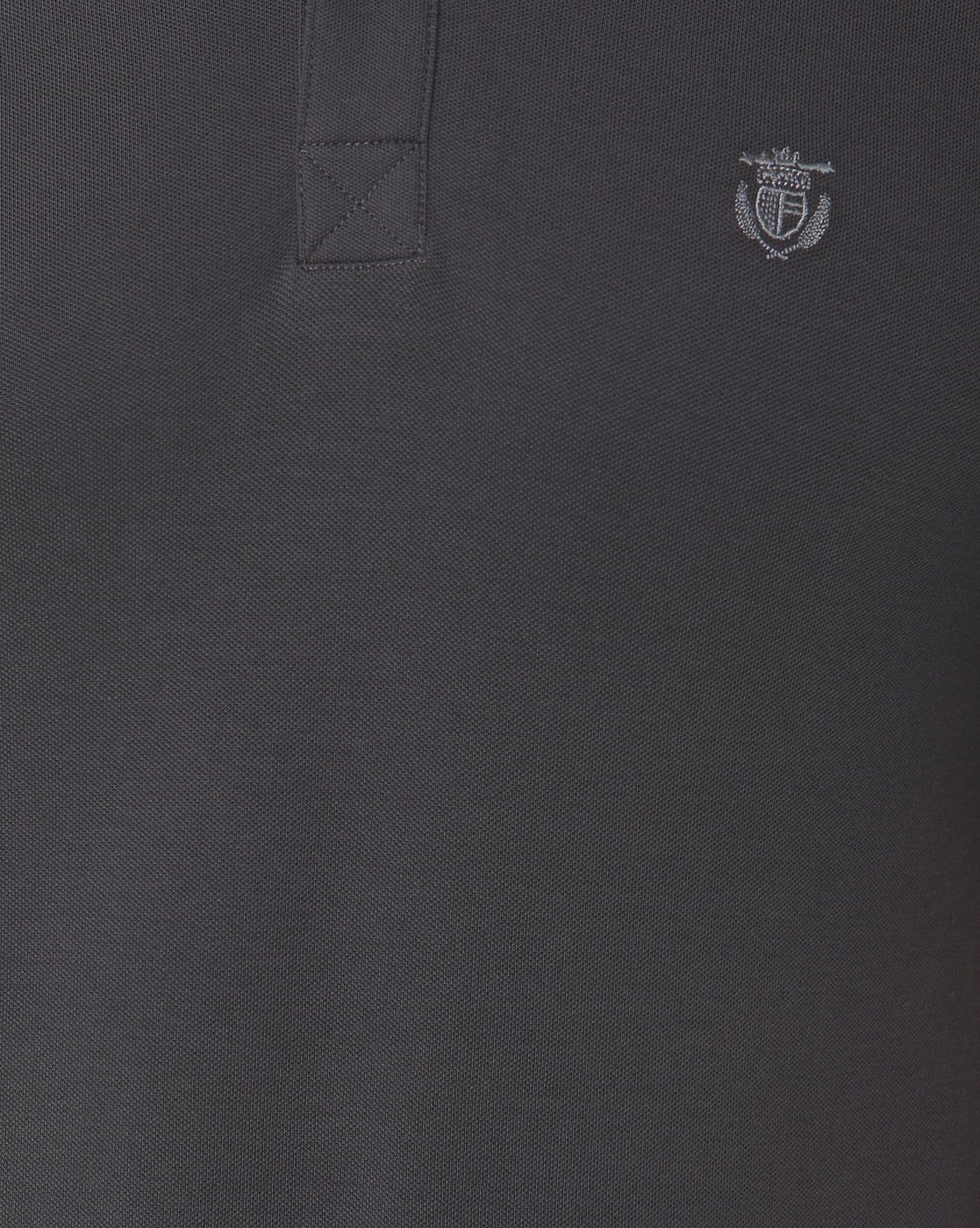 Grey Polo Neck T-Shirt