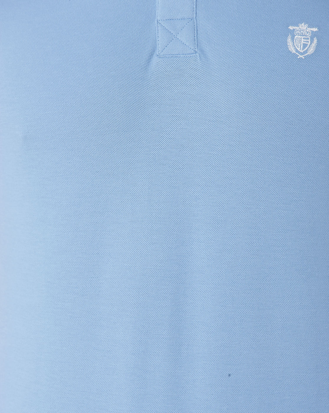 Blue Polo Neck T-Shirt