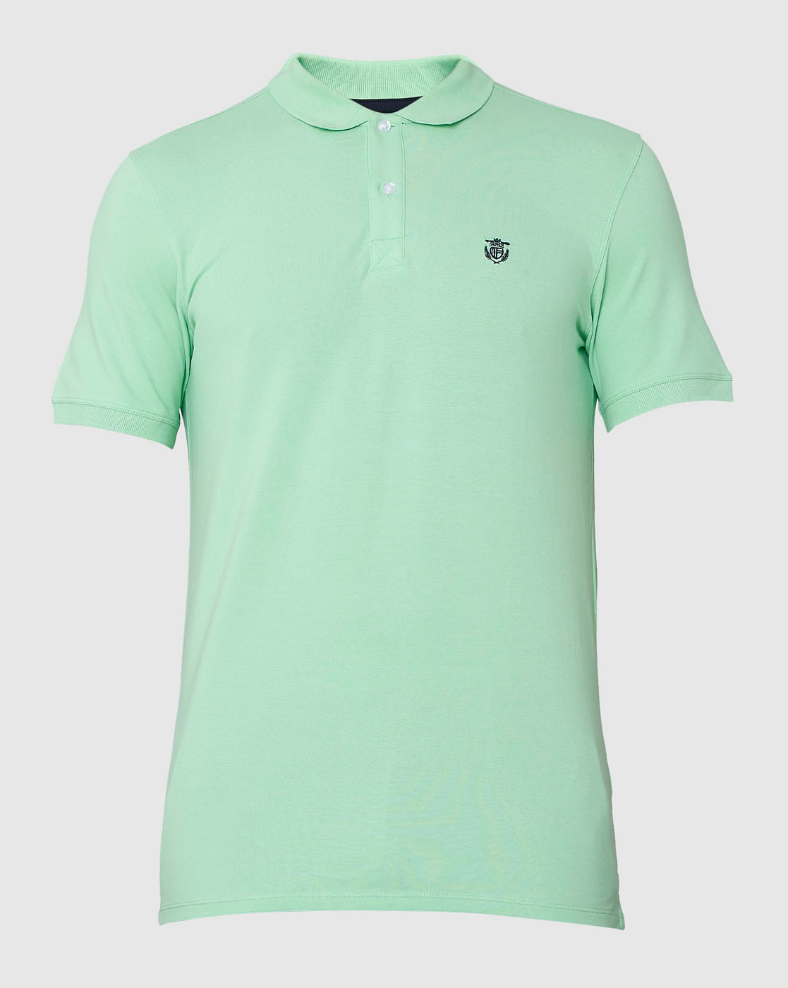 Green Polo Neck T-Shirt