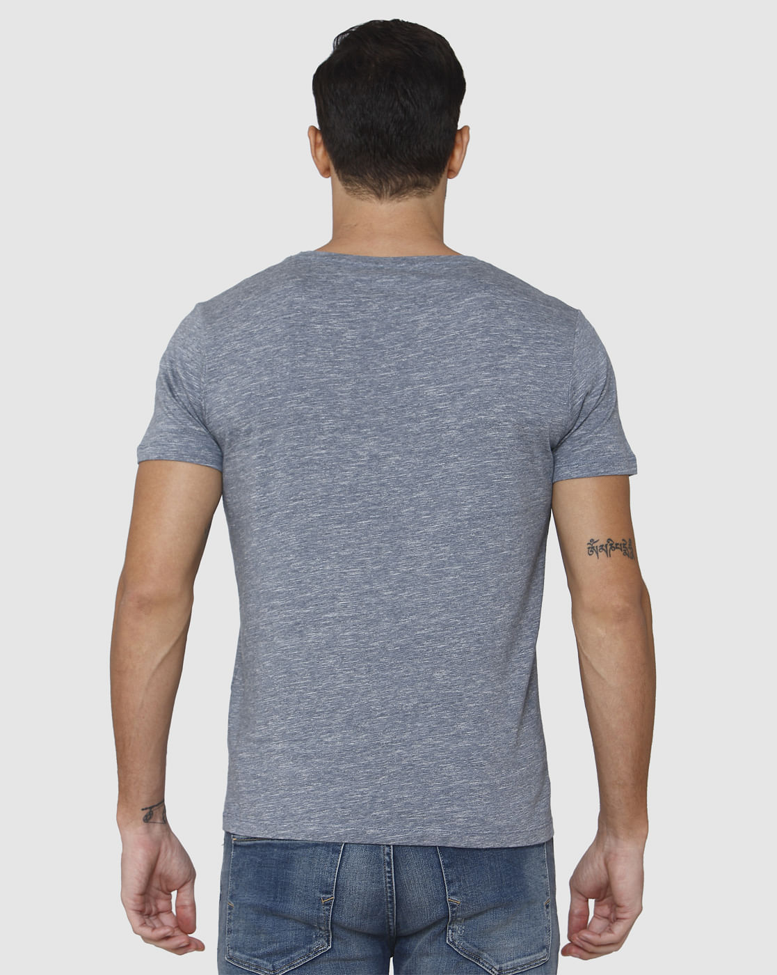 Grey Crew Neck T-Shirt