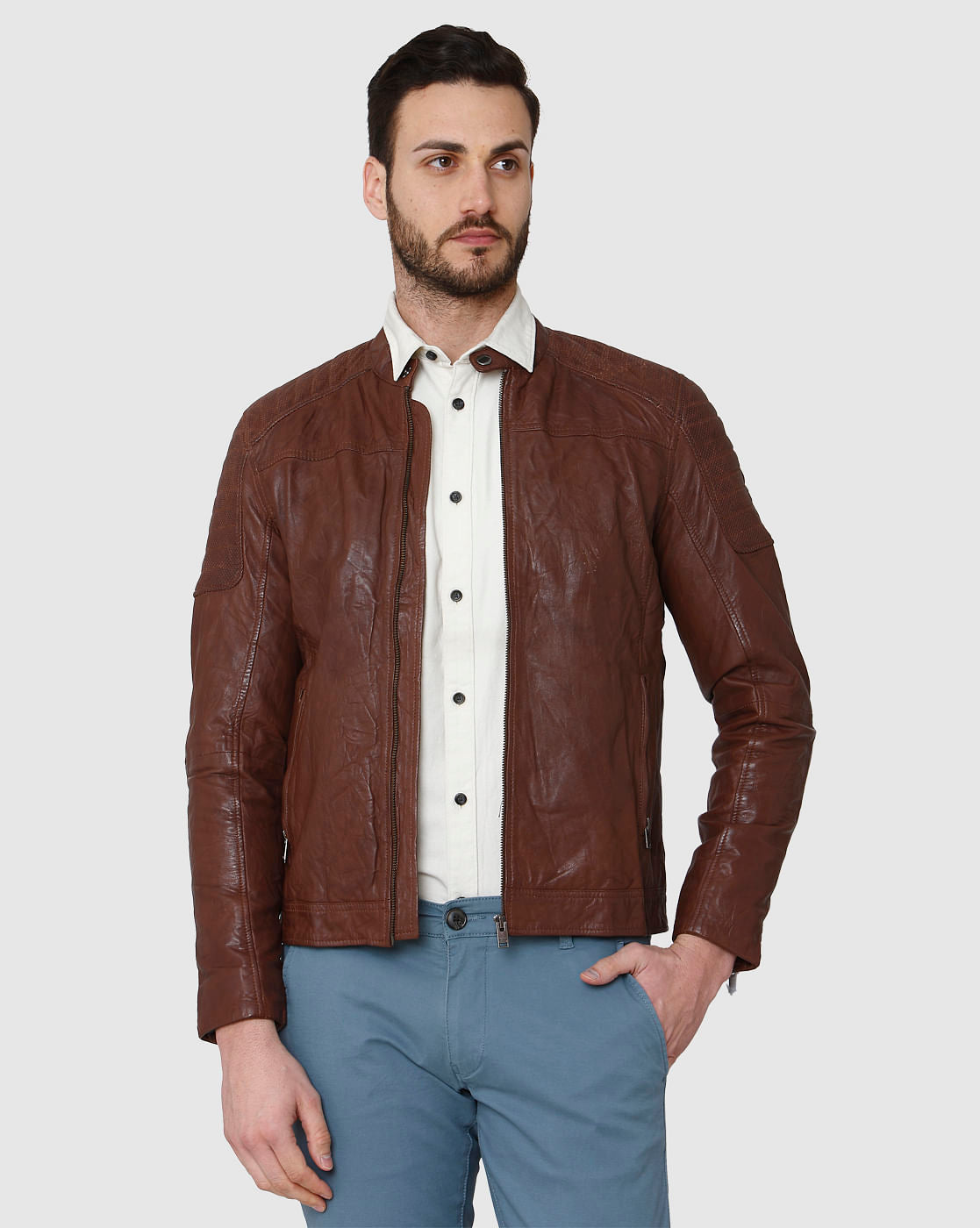 Brown Leather Jacket