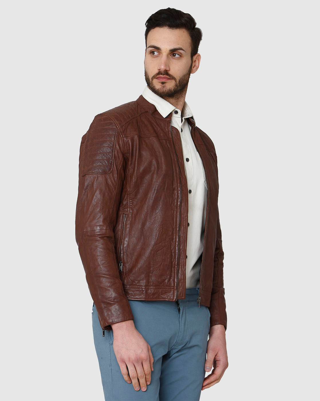 Brown Leather Jacket