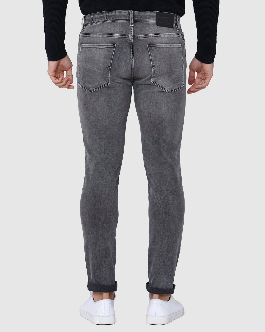 Grey Regular Fit Jeans