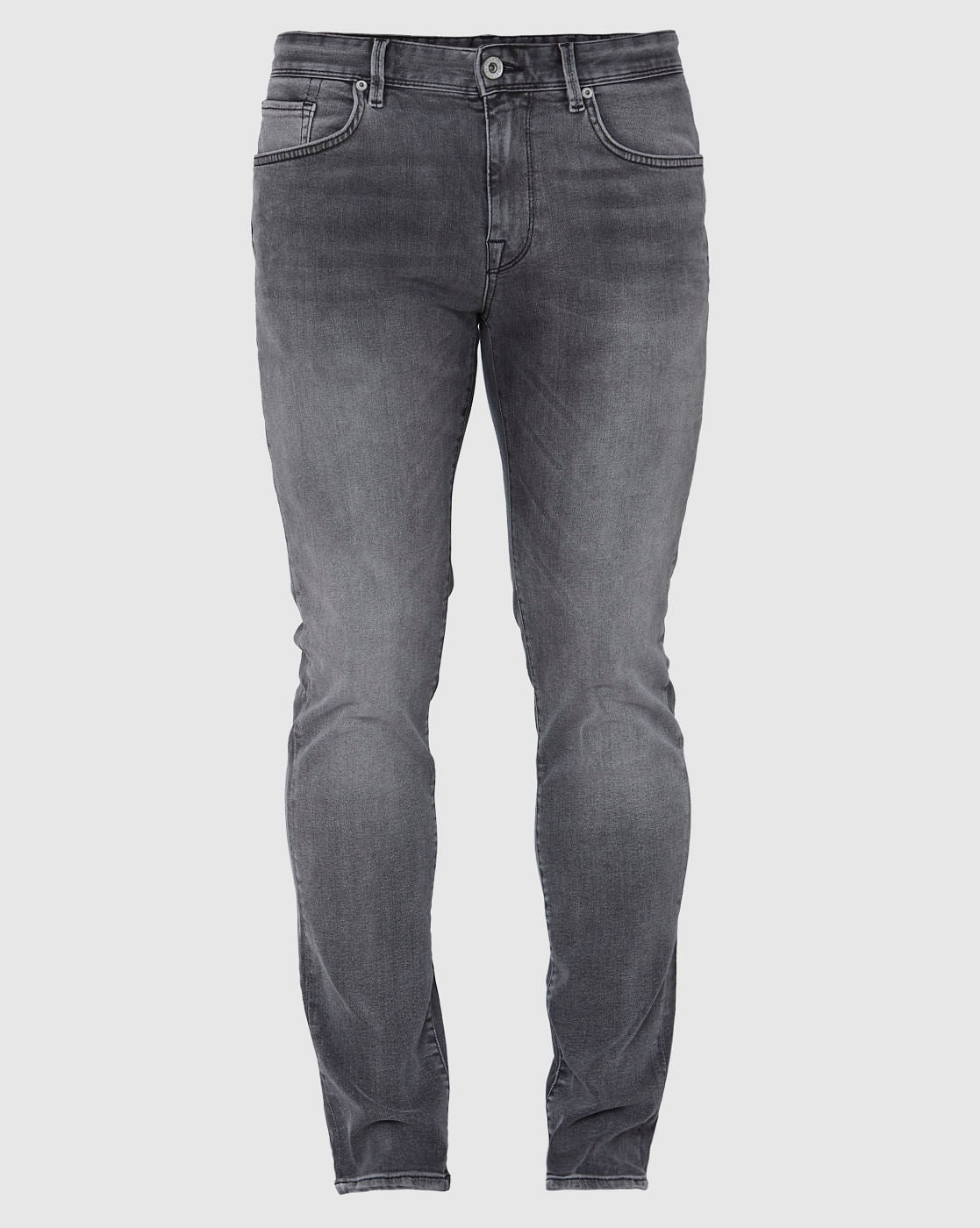 Grey Regular Fit Jeans