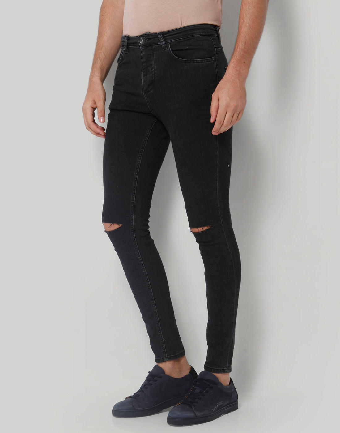 Grey Skinny Fit Jeans