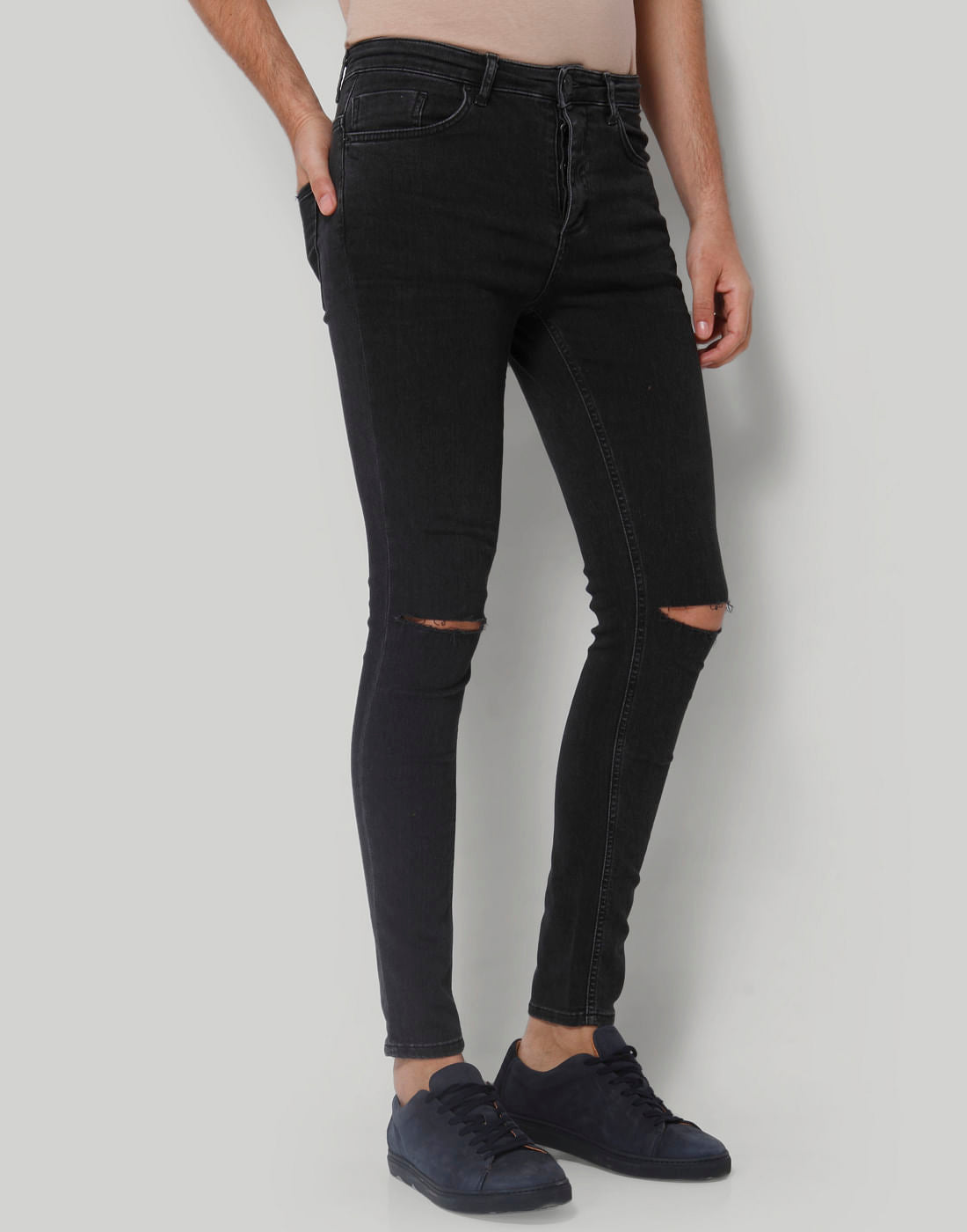 Grey Skinny Fit Jeans