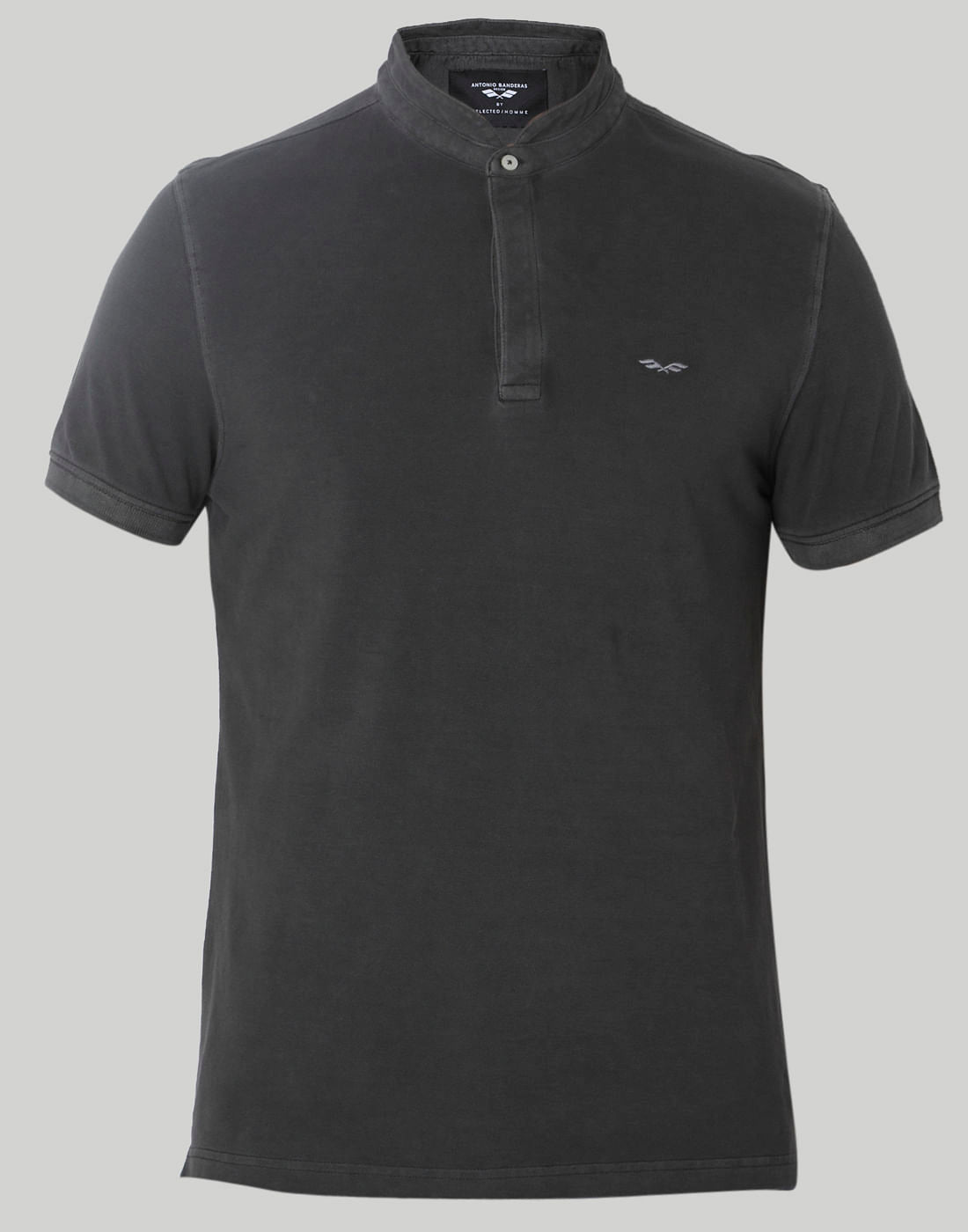 Black Henley T-Shirt