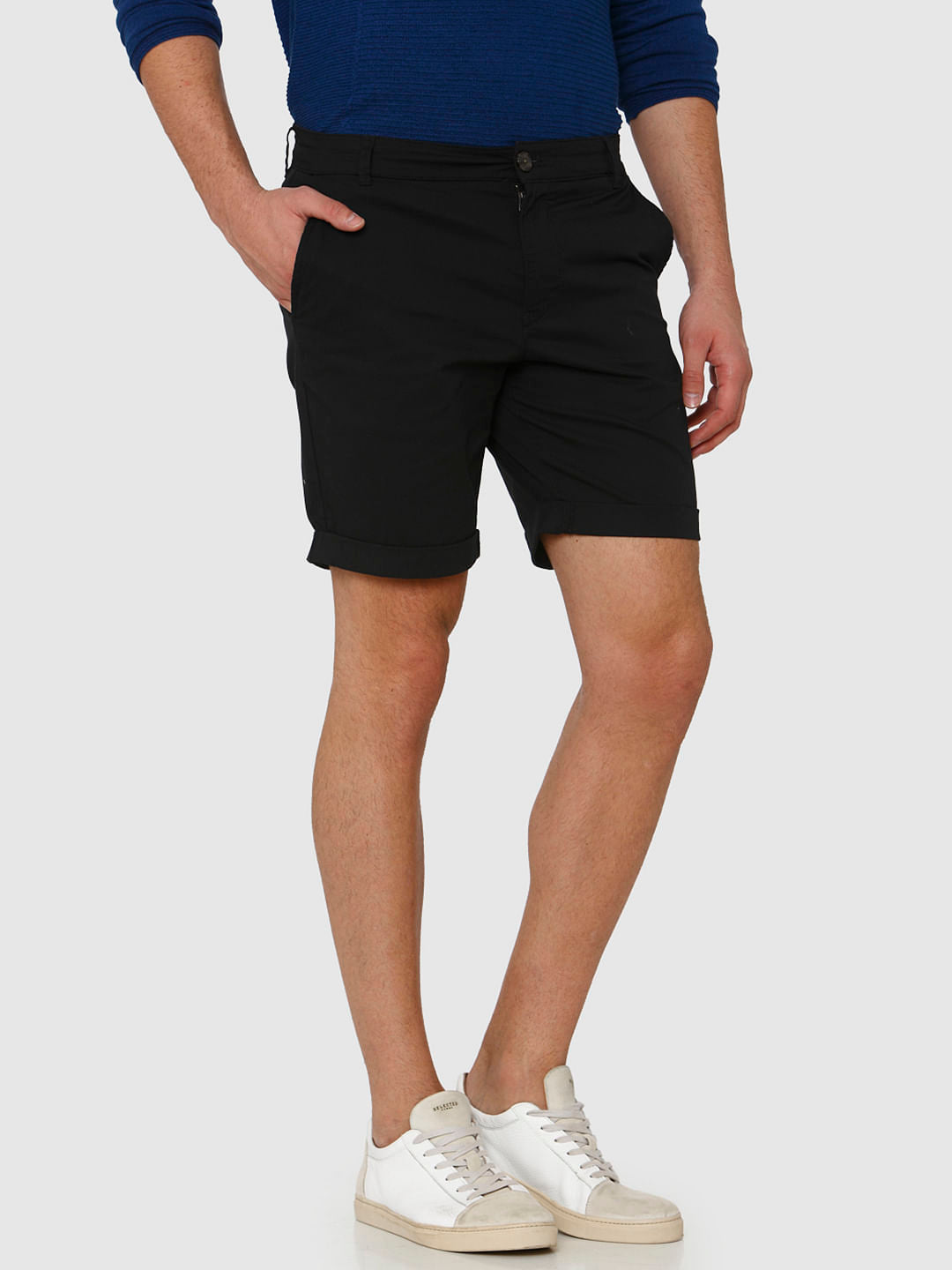 Black Chino Shorts