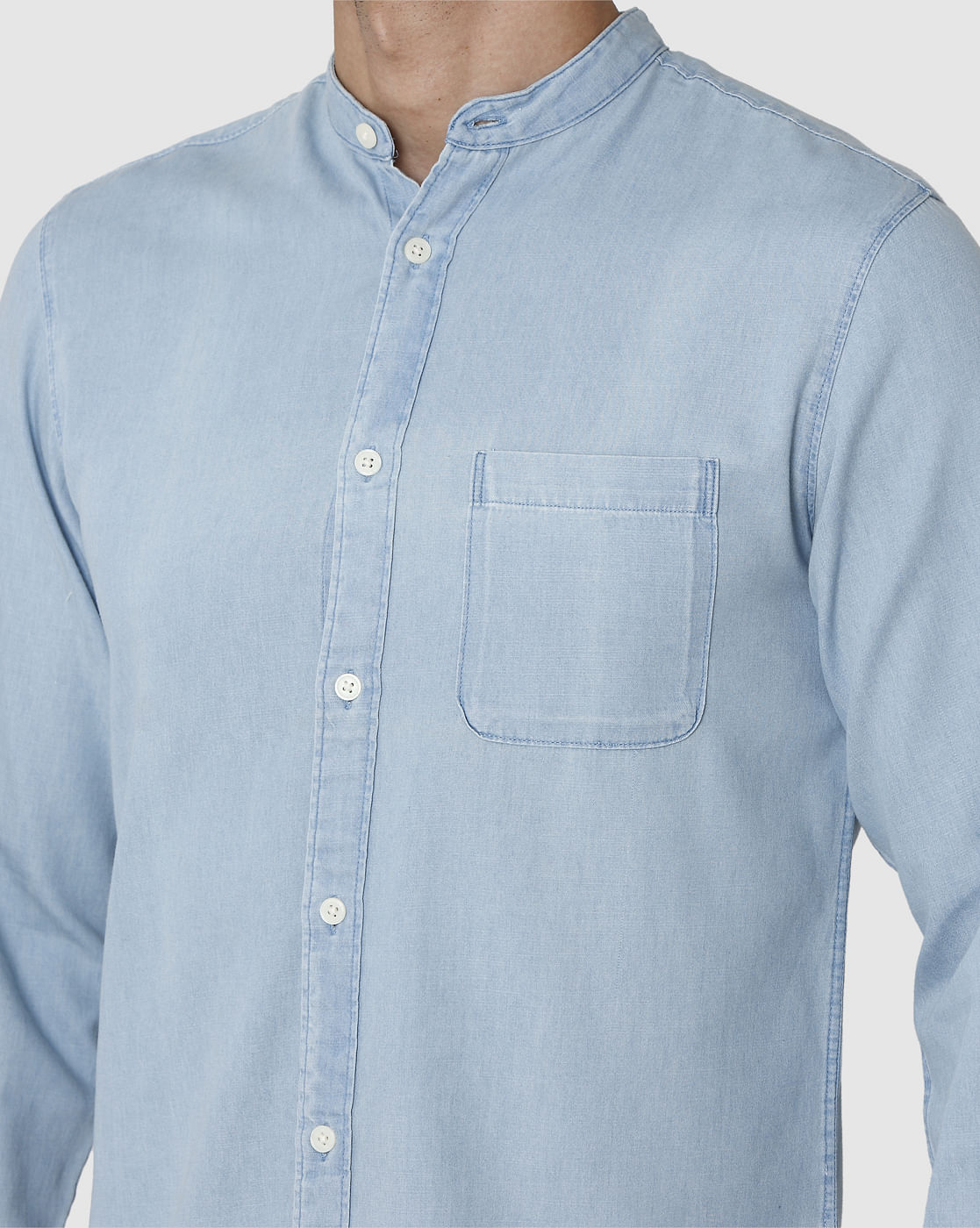 Blue Full Sleeves Shirt