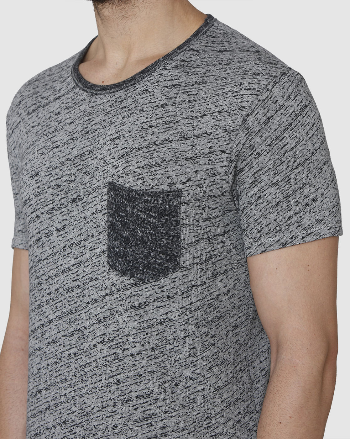 Grey Crew Neck T-Shirt