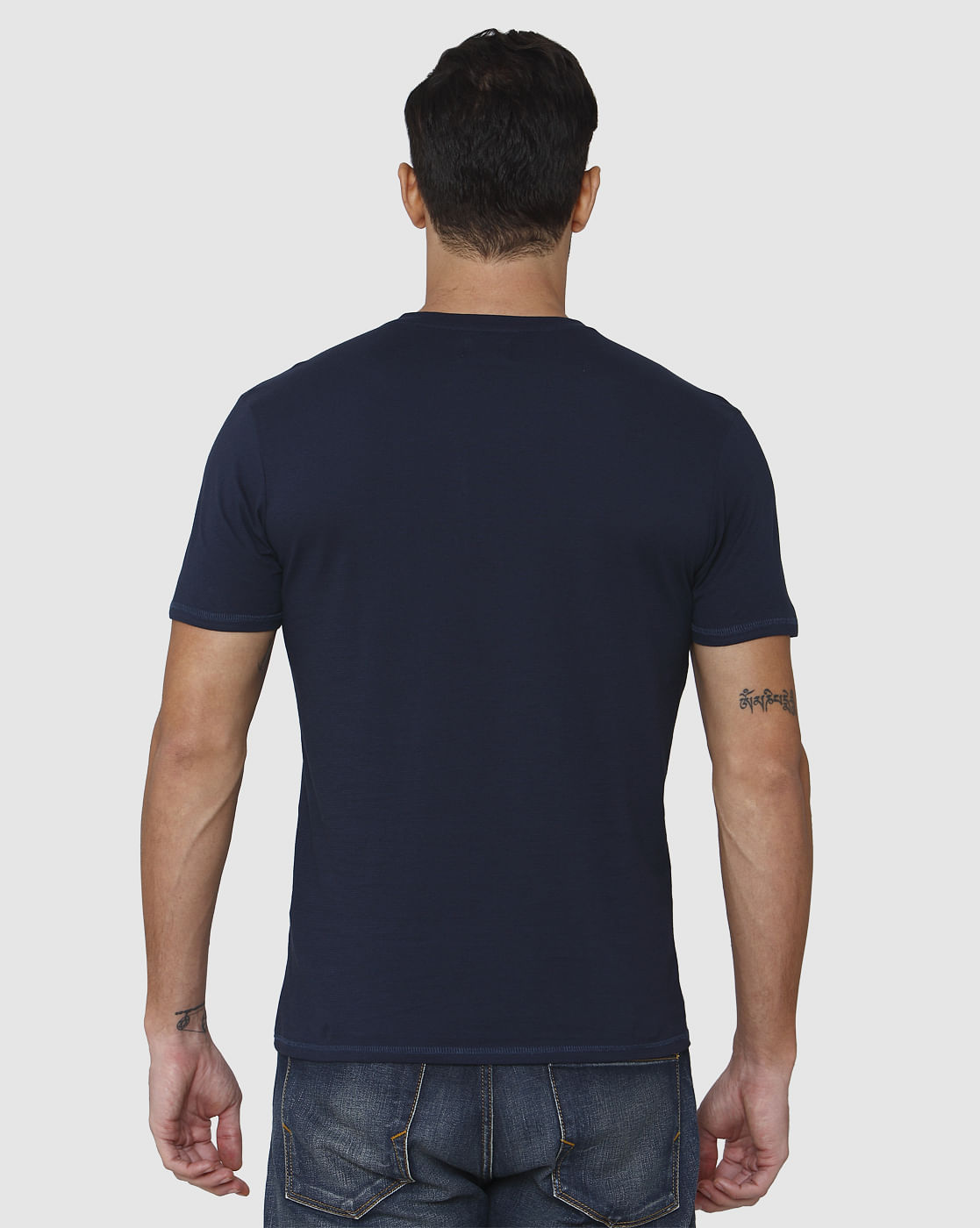 Blue Henley T-Shirt
