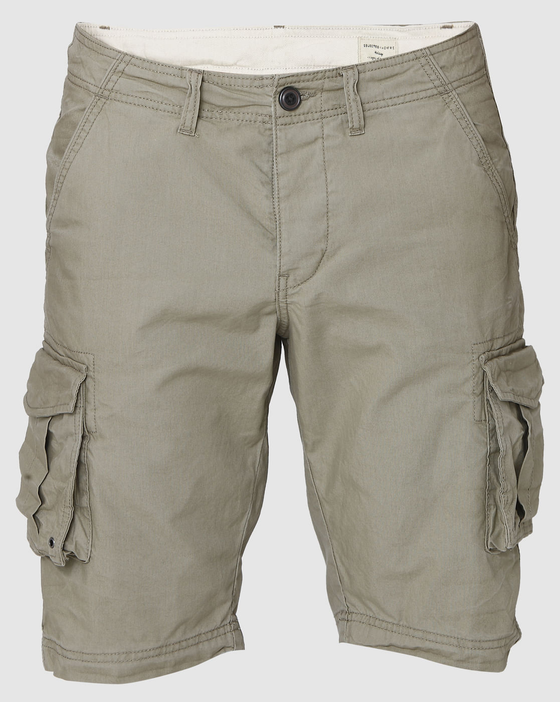 Grey Cargo Shorts