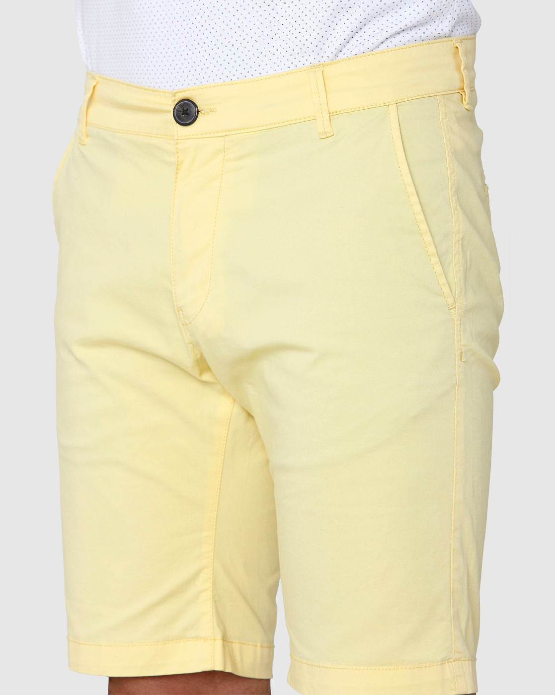 Yellow Chino Shorts
