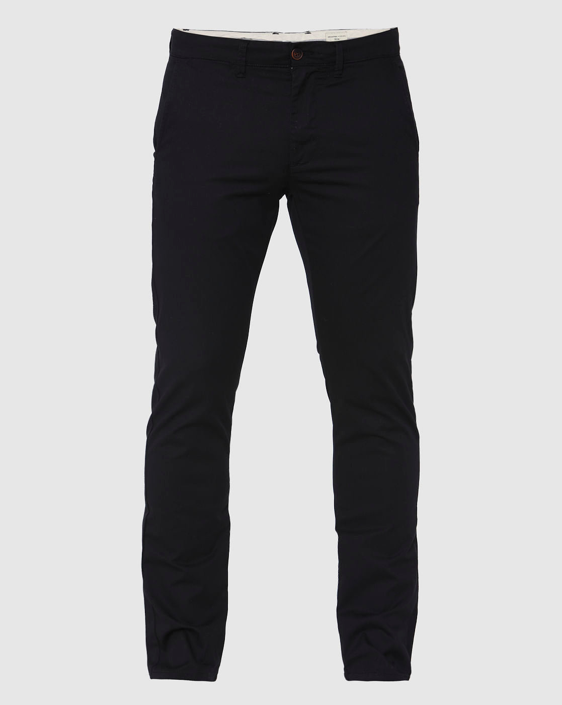 Black Slim Fit Chinos