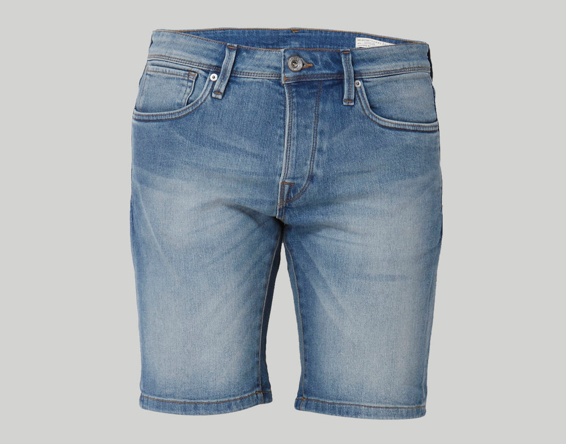 Blue Denim Shorts