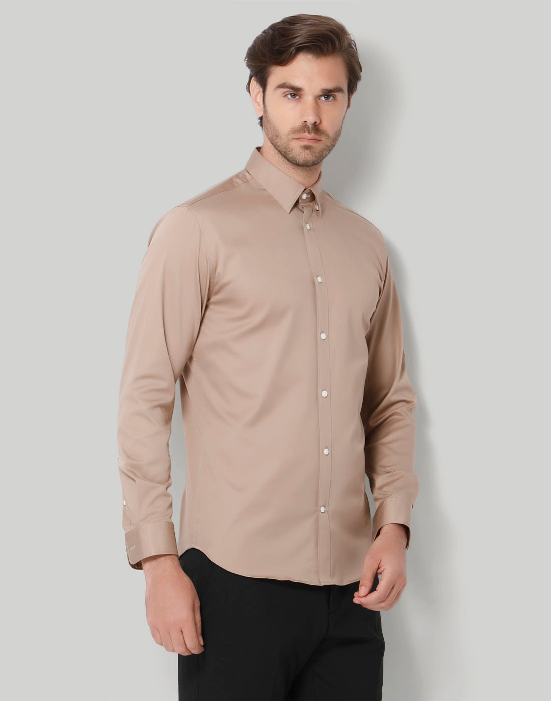 Brown Full Sleeves Shirt