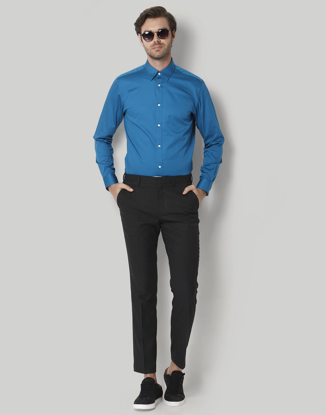 Blue Full Sleeves Shirt