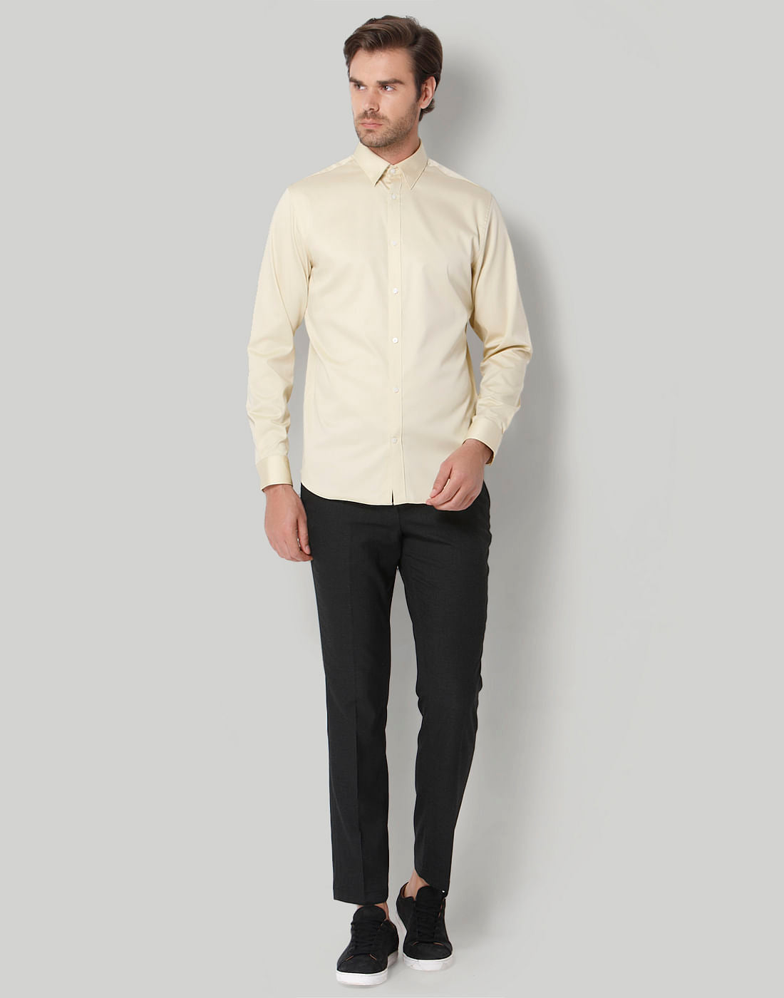 Yellow Full Sleeves Shirt