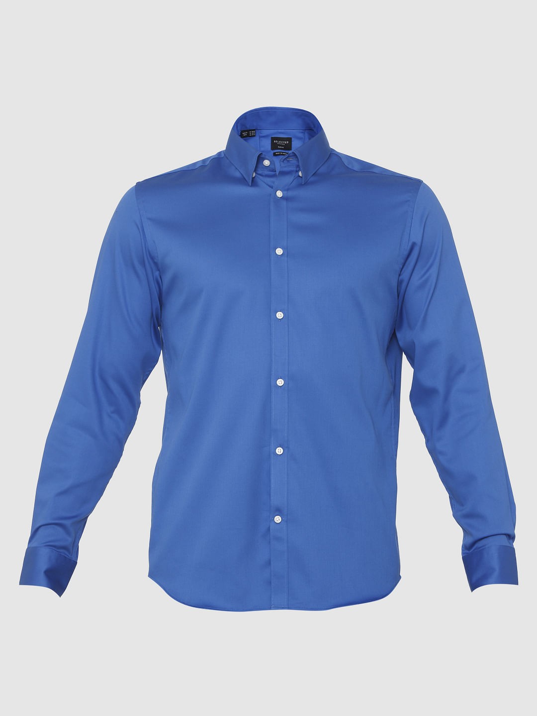 Blue Slim Fit Formal Shirt