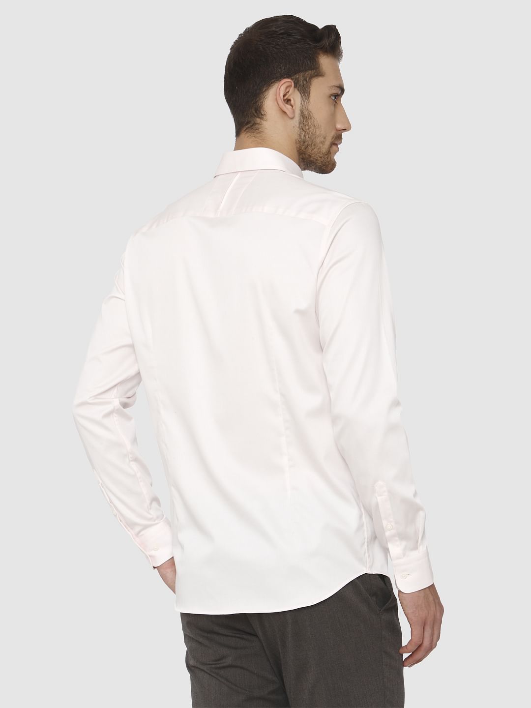 Light Pink Slim Fit Formal Shirt