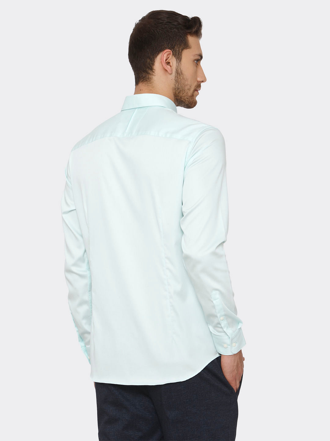 Light Blue Slim Fit Formal Shirt