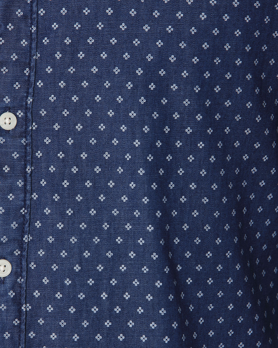Blue Printed Full Sleeves Shirt