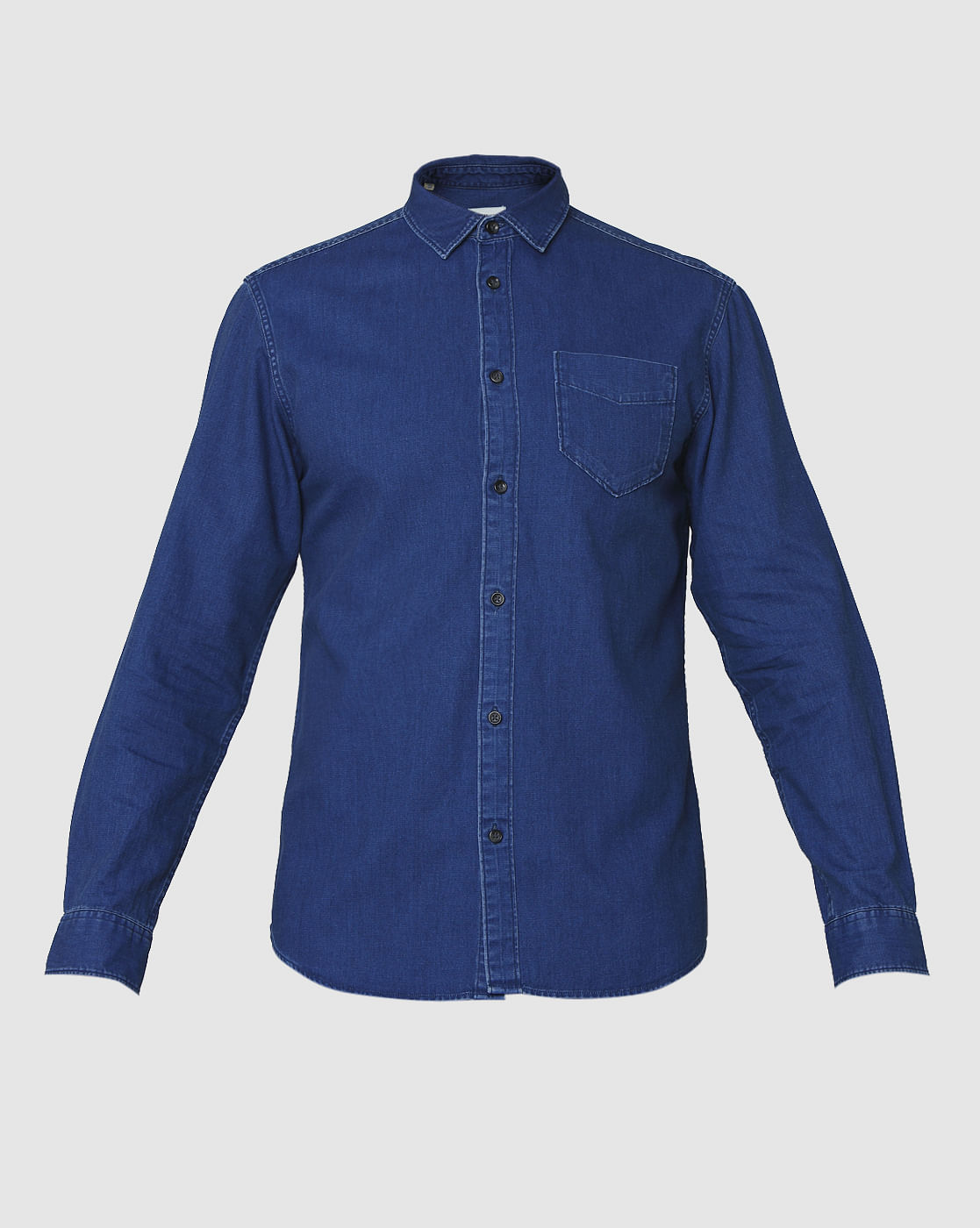 Blue Full Sleeves Shirt