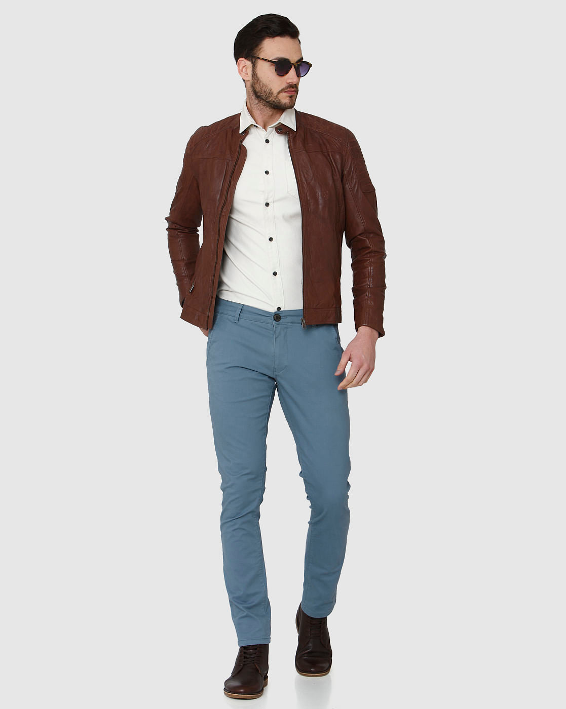 White Full Sleeves Shirt