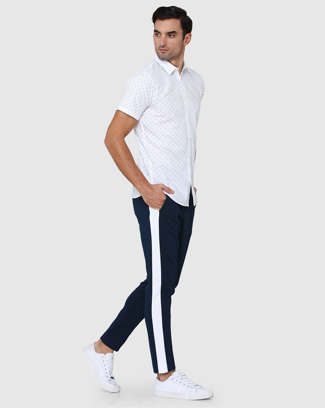 White Full Sleeves Shirt