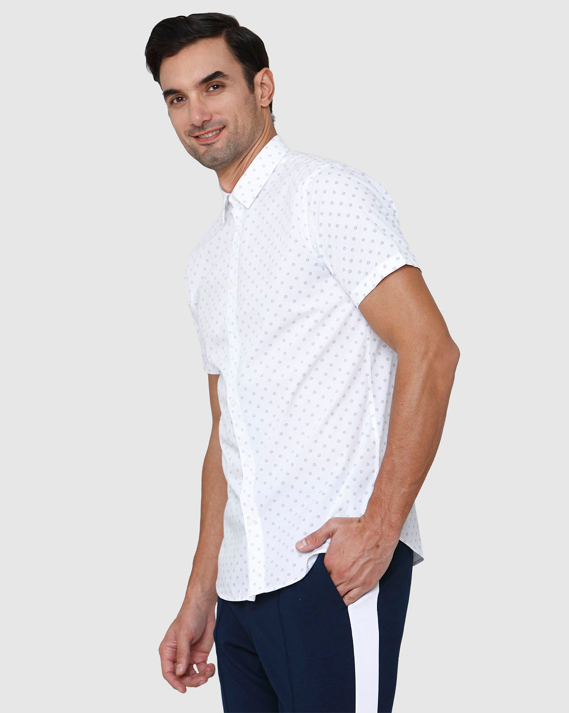 White Full Sleeves Shirt