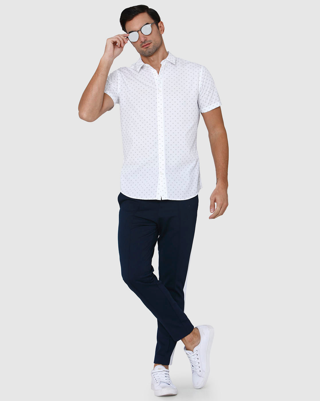 White Full Sleeves Shirt