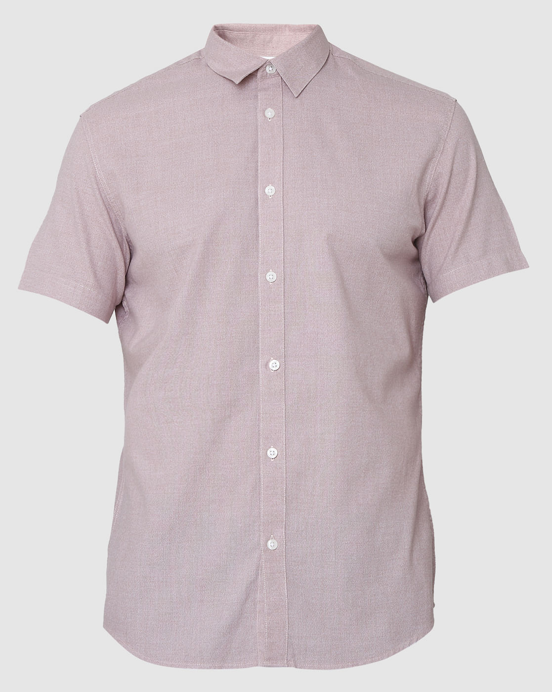 Brown Short Sleeves Shirt