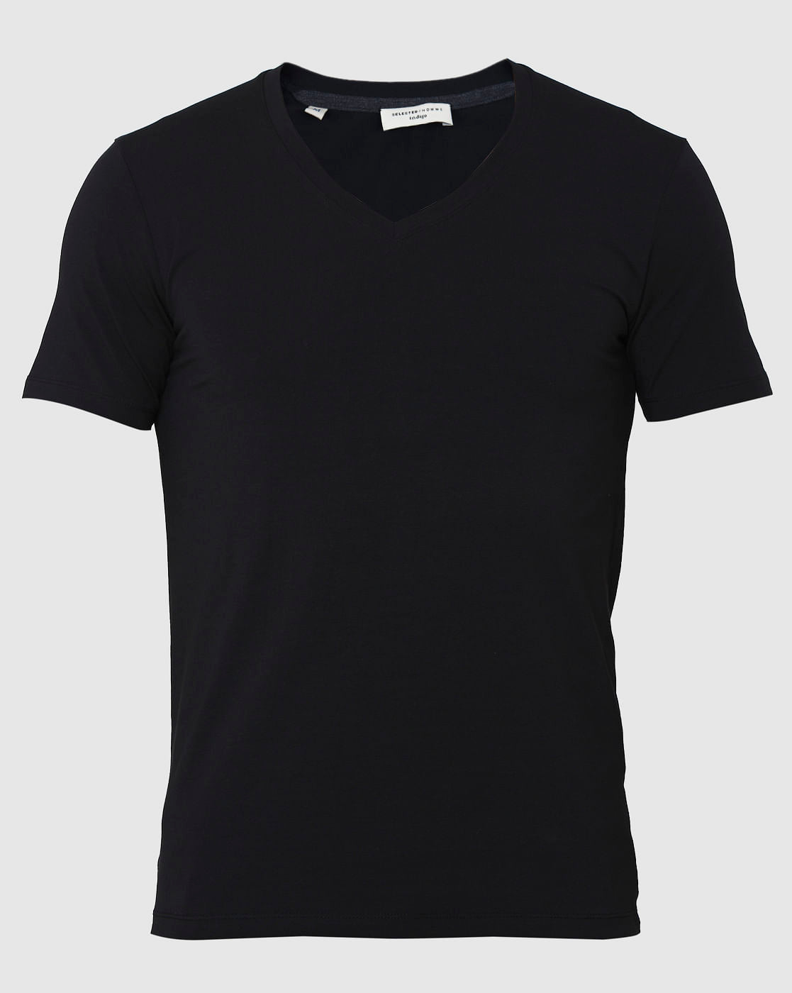 Black V-Neck T-Shirt