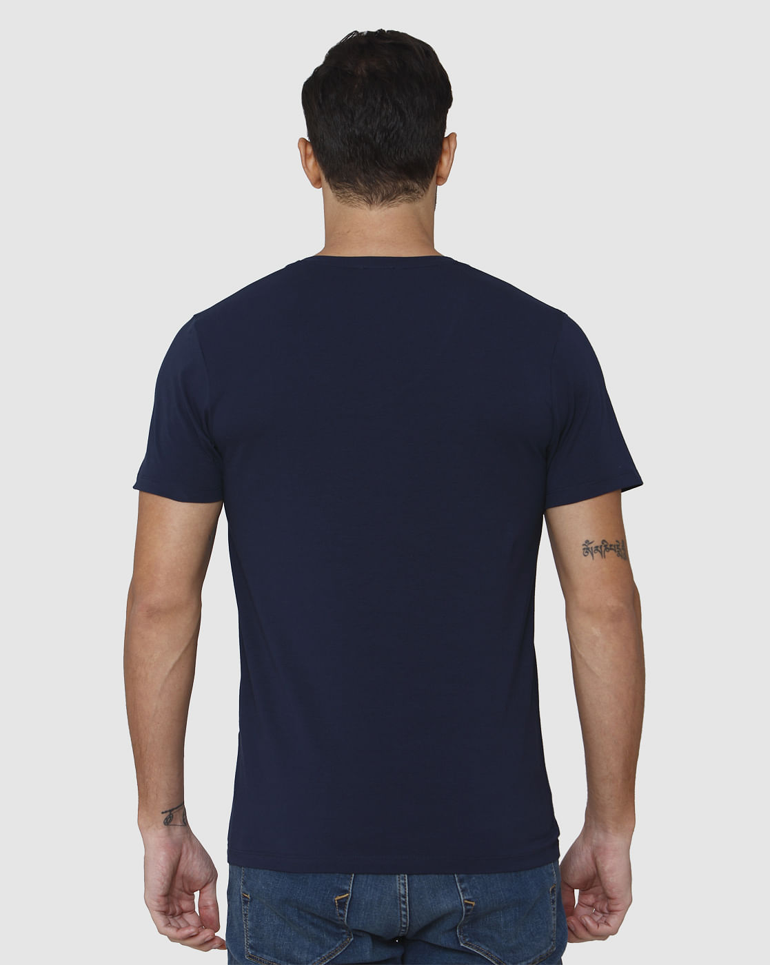 Blue V-Neck T-Shirt