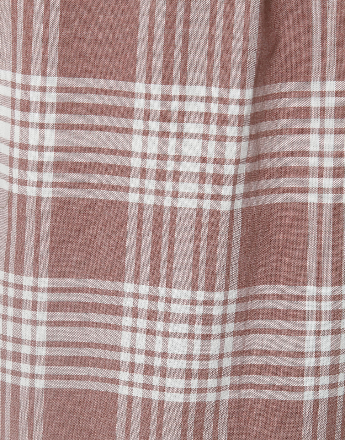 Brown Check Full Sleeves Shirt