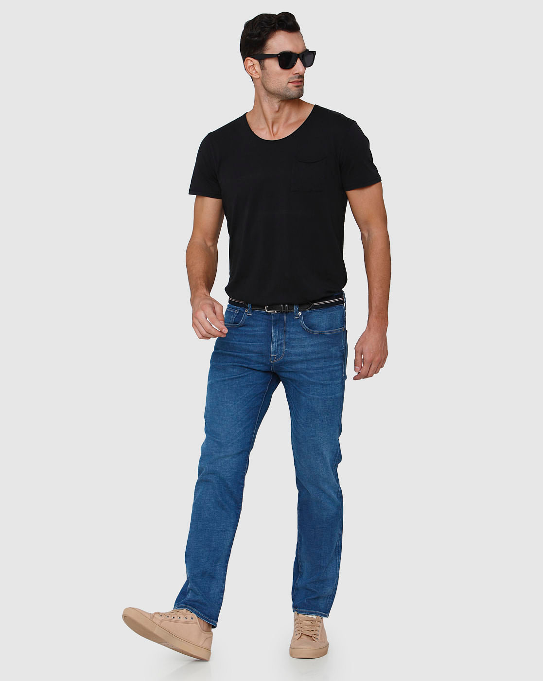 Blue Regular Fit Jeans