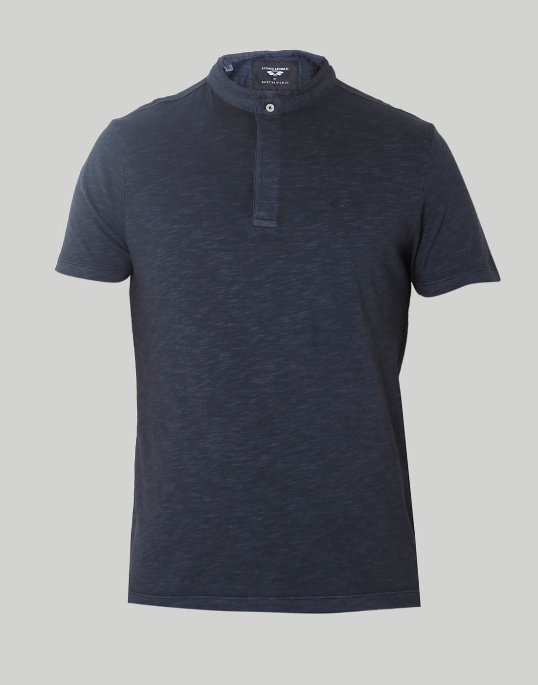 Blue Henley T-Shirt