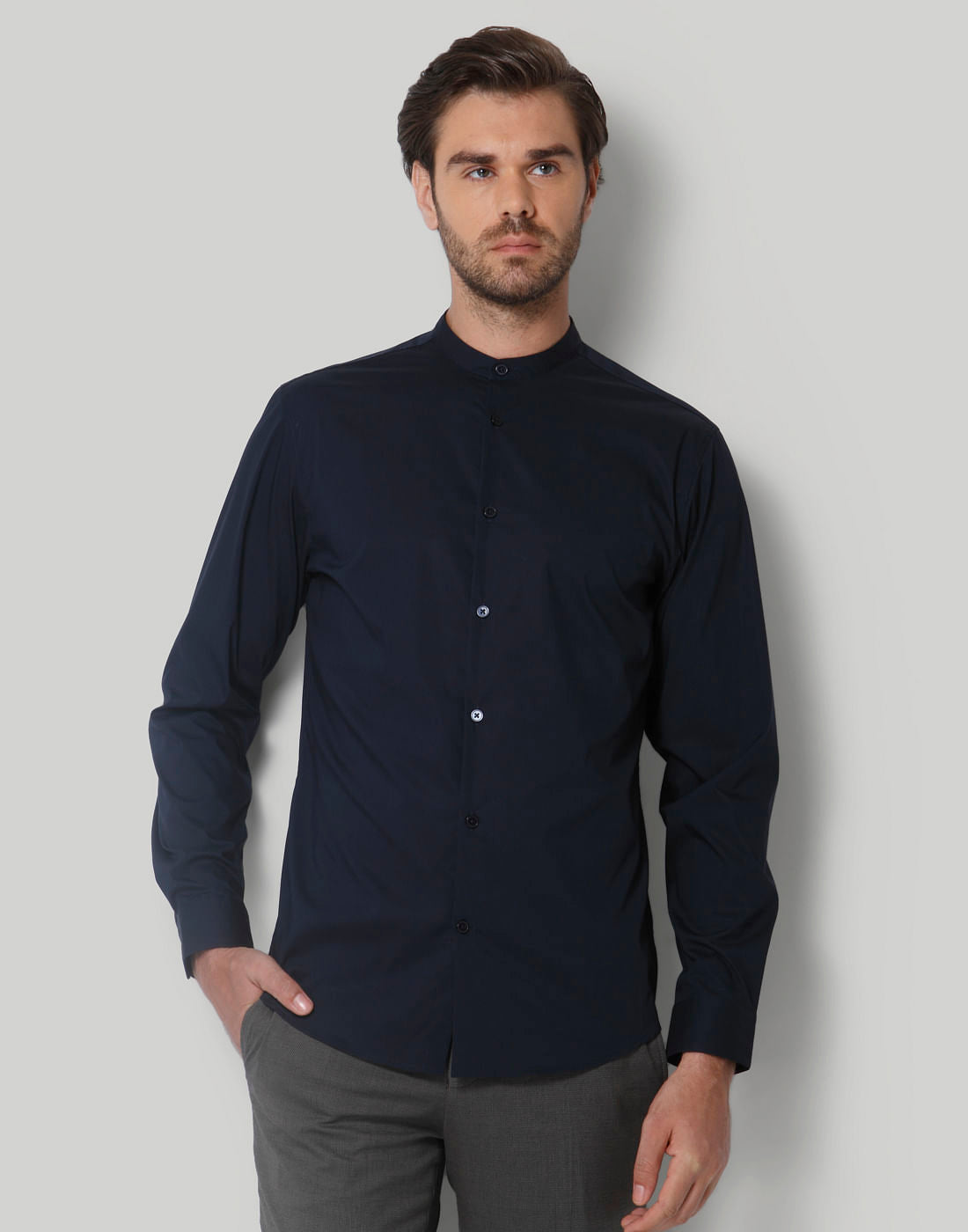 Blue Full Sleeves Shirt