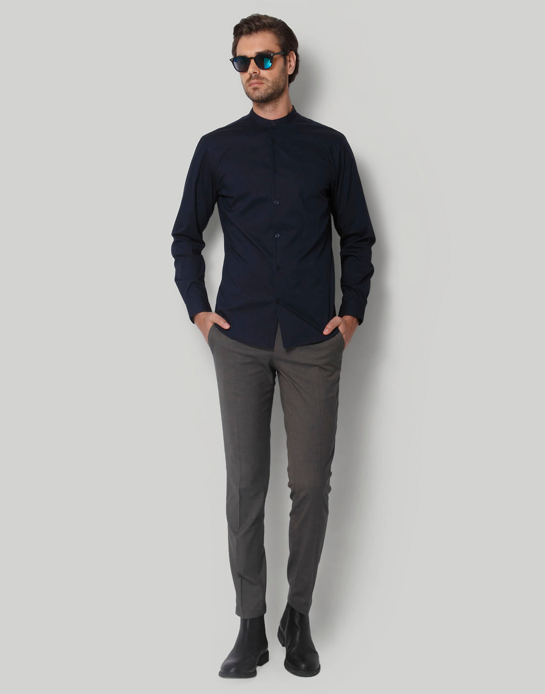 Blue Full Sleeves Shirt